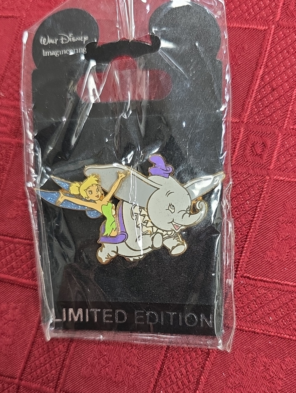Disney Tinker Bell & Dumbo Enamel Pin - Gray, Green, Purple